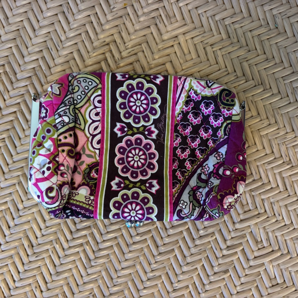 Vera Bradley Pink Brown Paisley bag - Picture 4 of 10